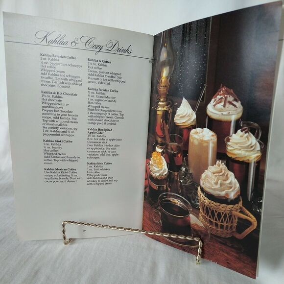 1986 Kahlua Liqueur Recipe Book Booklet Pamphlet‎ Retro Barware Cookbook - Picture 8 of 12